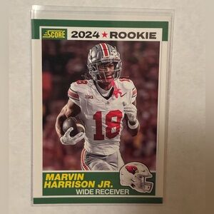Marvin Harrison Jr. 2024 Score Rookie card No 4